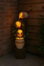 Rustic Cascade LED Pot Fountain - Image 3