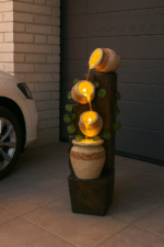 Rustic Cascade LED Pot Fountain - Image 4