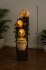 Rustic Cascade LED Pot Fountain - Image 5