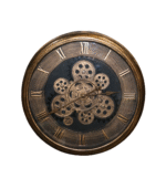 Vintage Gear Roman Wall Clock