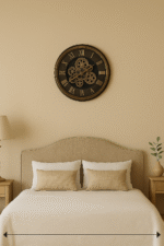 Vintage Gear Roman Wall Clock - Image 4