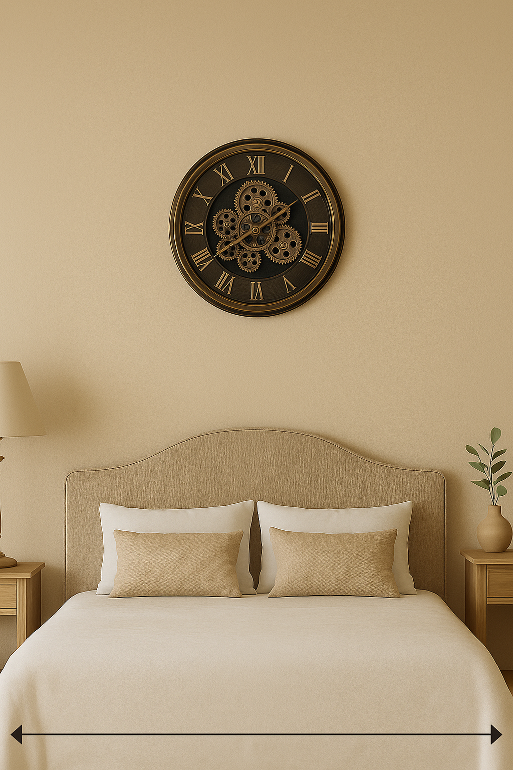 Vintage Gear Roman Wall Clock(4) Vintage Gear Roman Wall Clock - Image 4