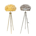 Luxury Feather Tripod Floor Lamp – Multiple Colors - Image 2