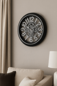 Steampunk Inspired Gear Wall Clock - Image 2