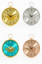 Vintage Gear Pocket-Style Wall Clock