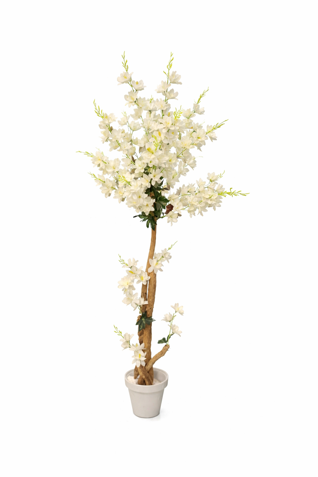1 Elegant Ivory Blossom Artificial Tree - Image 1