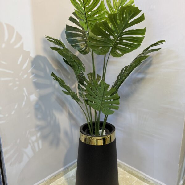 6FT Premium Artificial Monstera Plant with Decorative Planter