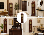 Royal Heritage Wooden Grandfather Clock – 72 Inch | Classic Pendulum Floor ClockSize: 72” H × 18” W × 10” D - Image 3