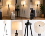 Metal Tripod Floor Lamp - Image 3