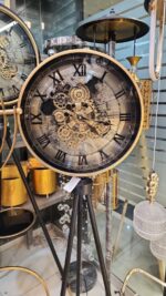 Metal Imported Standing Clock - Image 2