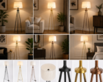 Metal Tripod Floor Lamp - Image 2
