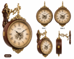 Vintage Double-Sided Hanging Wall Clock – European Style Decorative Clock - Image 3