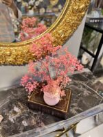 Mini Baby’s Breath Flower Arrangement with Decorative Pot | Tabletop Floral Décor - Image 5