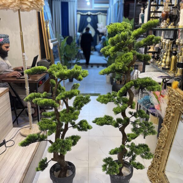 Premium Artificial Bonsai Pine Tree / Japanese-Style Artificial Pine Tree