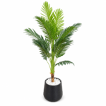 4.5 Feet Artificial Palm Plant with Pot |Realistic Tropical Floor Plant for Home & Office Décor - Image 2