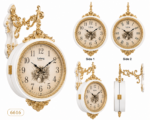 Vintage Double-Sided Hanging Wall Clock – European Style Decorative Clock - Image 2