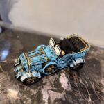 Vintage Classic Car Miniature Sculpture Set – Fiber Resin Antique Car Showpiece for Home & Office Décor - Image 2