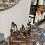 African Tribal Musician Figurine Set – Handmade-Style Decorative Showpiece for Home, Office & Table Décor - Image 4