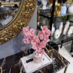 Artificial Phalaenopsis Orchid Flower Arrangement with Pot | Pink & Purple Tabletop Home Décor - Image 4