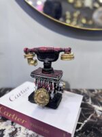 Vintage Rotary Telephone Decorative Showpiece | Antique Retro Phone Sculpture for Table, Shelf & Office Décor - Image 2
