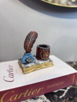 Vintage Feather Pen Holder - Image 2