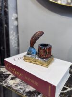Vintage Feather Pen Holder - Image 3