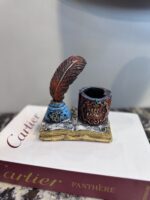 Vintage Feather Pen Holder