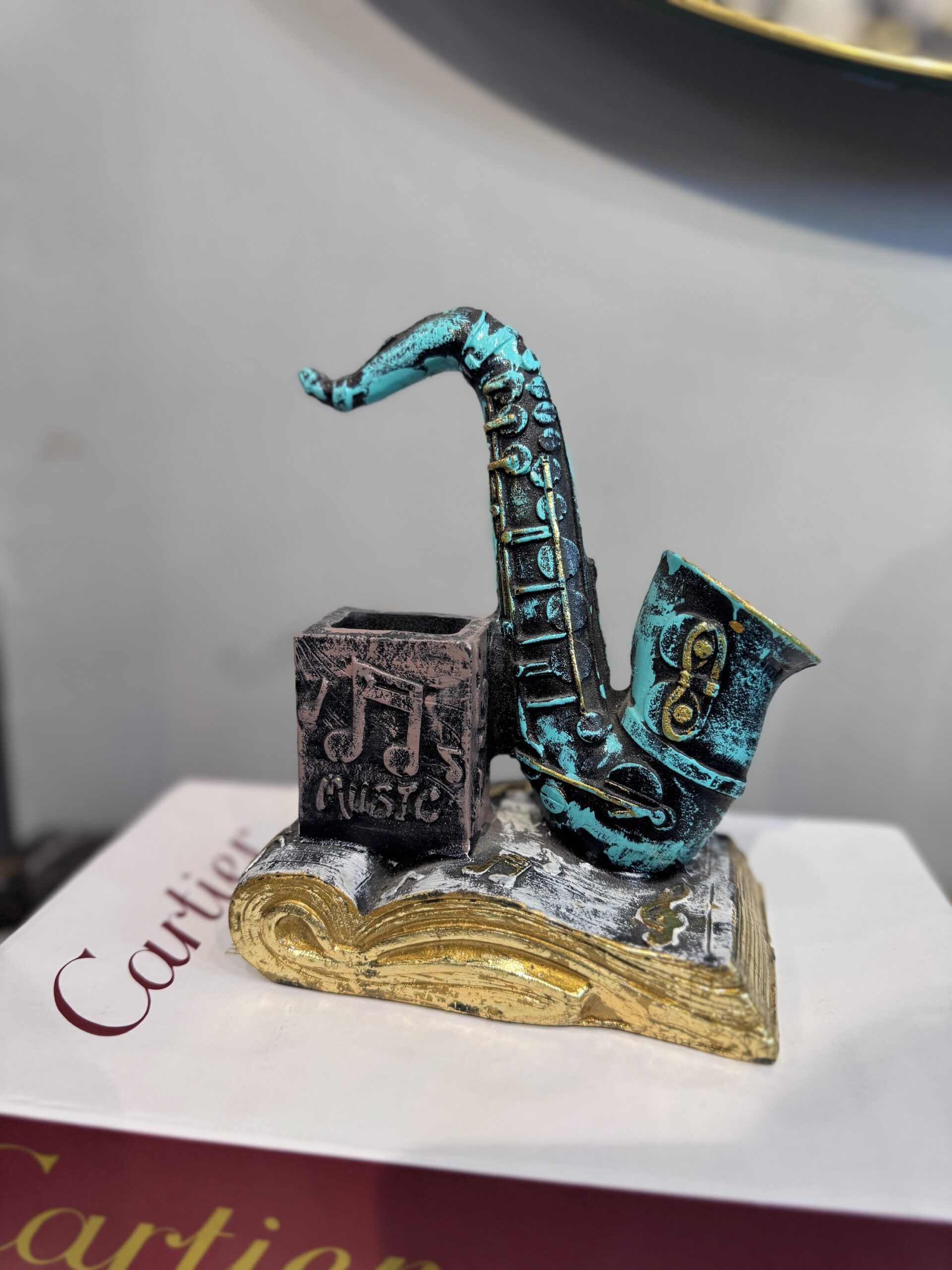 img_6992 Vintage Saxophone Holder - Image 1