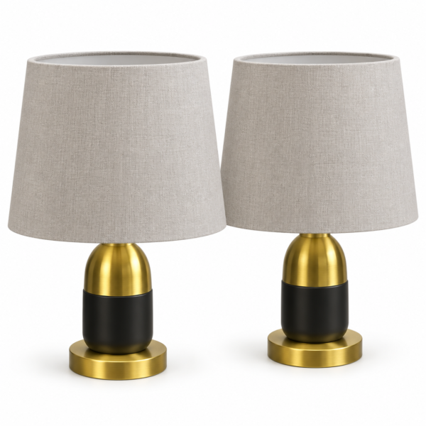 Table Lamp with Fabric Shade