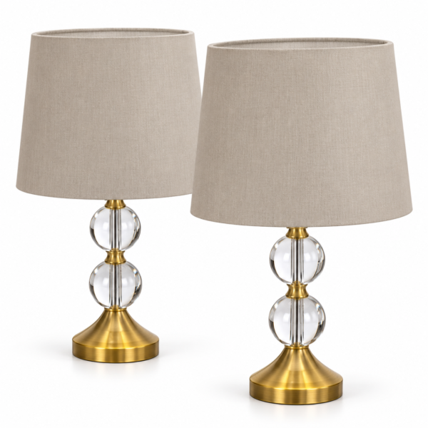 Table Lamp with Fabric Shade